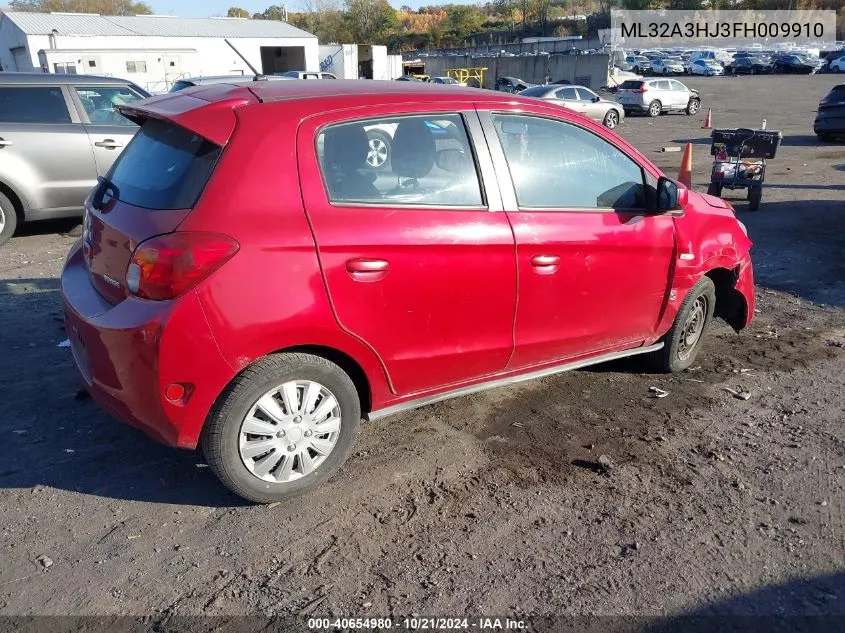 ML32A3HJ3FH009910 2015 Mitsubishi Mirage De