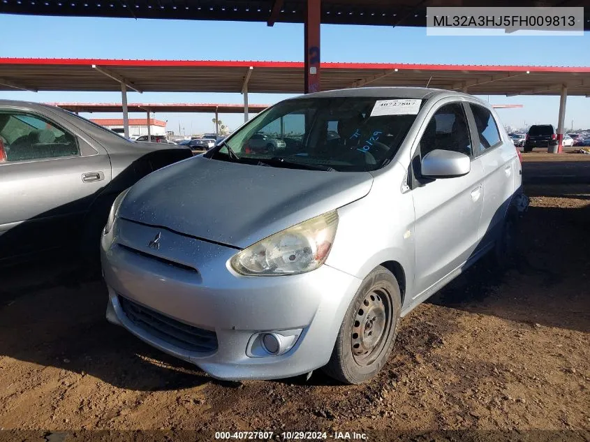 2015 Mitsubishi Mirage De VIN: ML32A3HJ5FH009813 Lot: 40727807