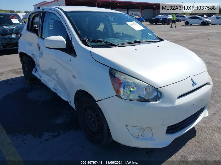 2015 Mitsubishi Mirage De/Rf VIN: ML32A3HJXFH037588 Lot: 40797446