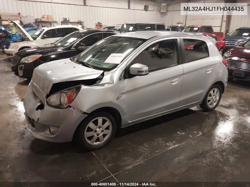 2015 Mitsubishi Mirage Es VIN: ML32A4HJ1FH044435 Lot: 40801408