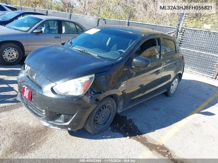 2015 Mitsubishi Mirage De VIN: ML32A3HJ8FH056821 Lot: 40852986