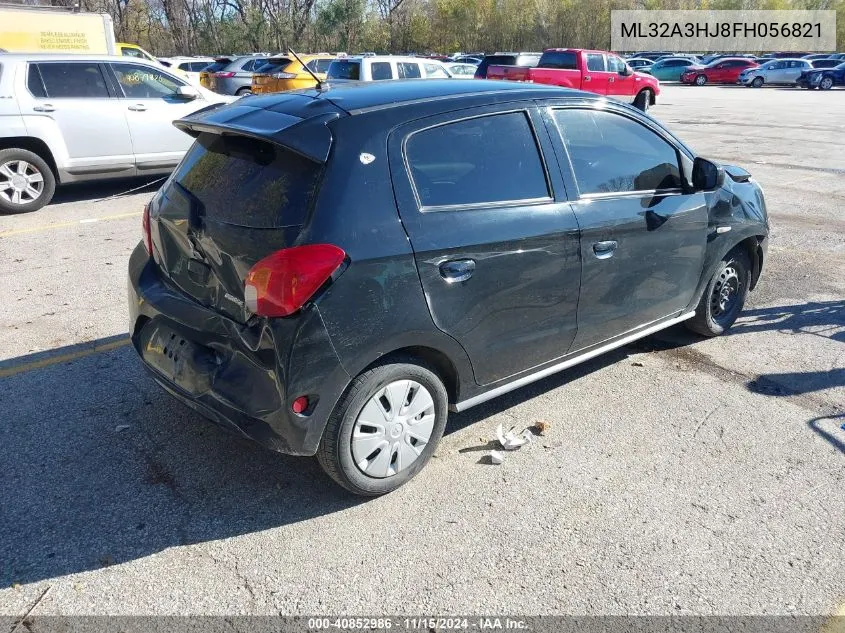 2015 Mitsubishi Mirage De VIN: ML32A3HJ8FH056821 Lot: 40852986