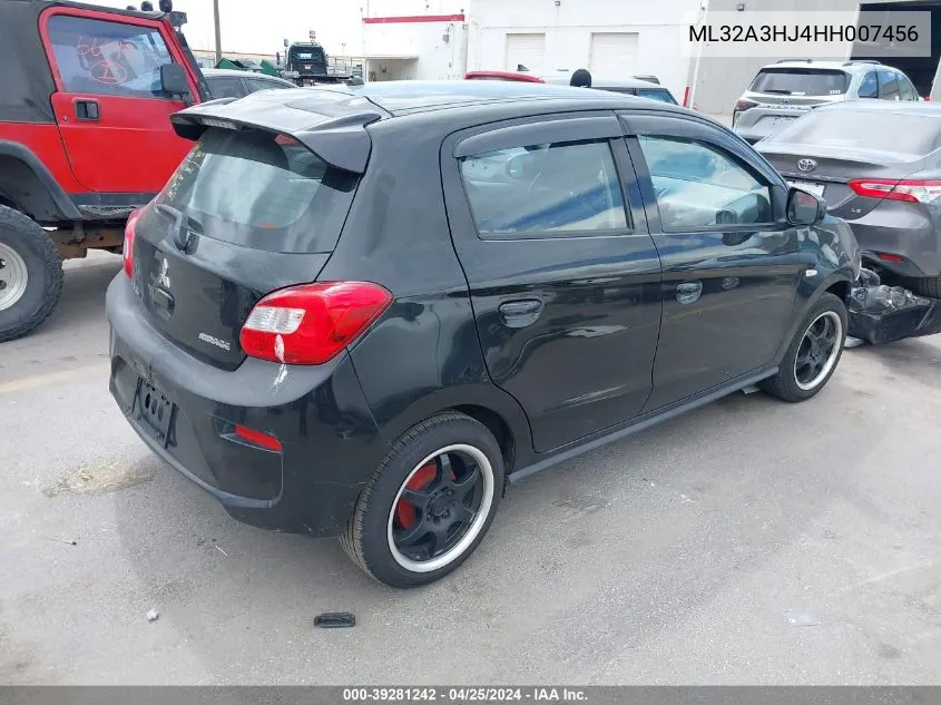 ML32A3HJ4HH007456 2017 Mitsubishi Mirage Es