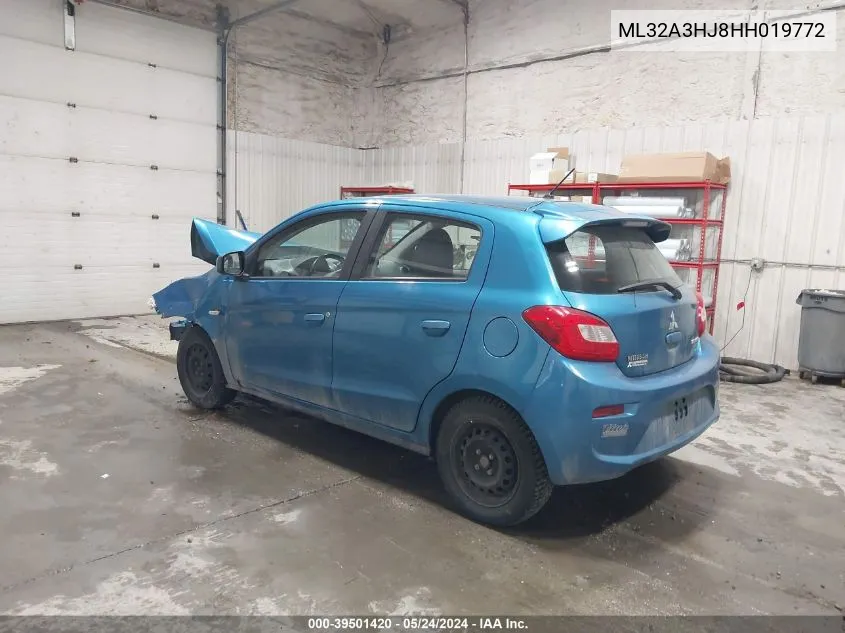 ML32A3HJ8HH019772 2017 Mitsubishi Mirage Es