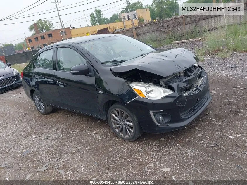 ML32F4FJ9HHF12549 2017 Mitsubishi Mirage G4 Se