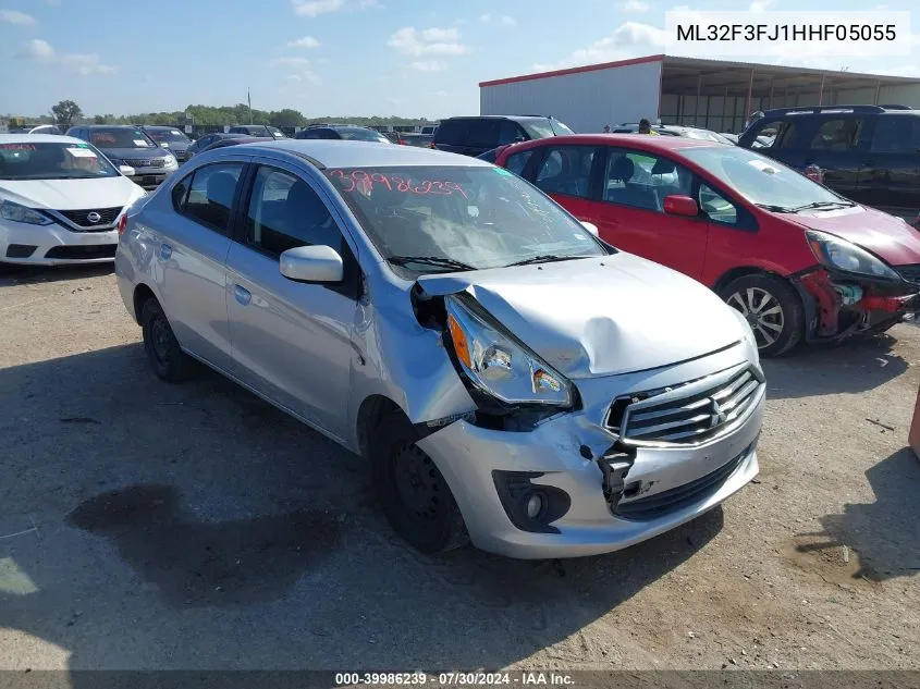 2017 Mitsubishi Mirage G4 Es VIN: ML32F3FJ1HHF05055 Lot: 39986239