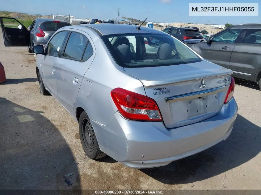 ML32F3FJ1HHF05055 2017 Mitsubishi Mirage G4 Es