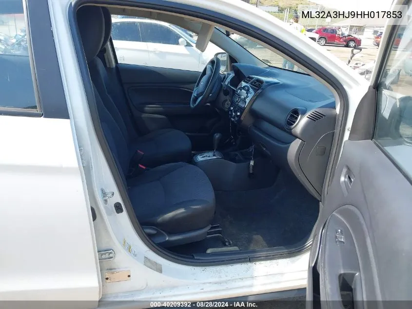 ML32A3HJ9HH017853 2017 Mitsubishi Mirage Es