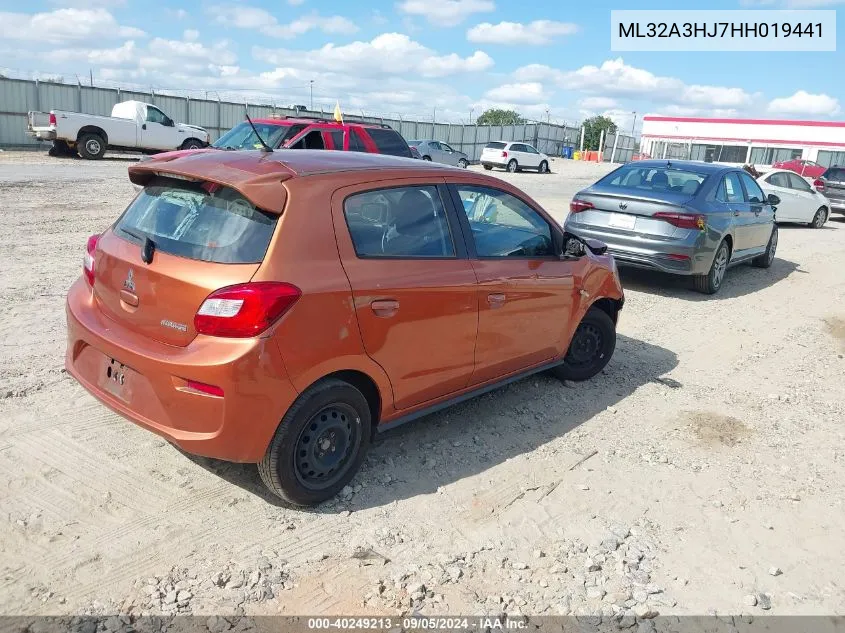 ML32A3HJ7HH019441 2017 Mitsubishi Mirage Es