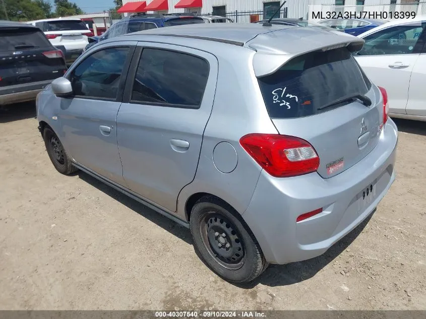 ML32A3HJ7HH018399 2017 Mitsubishi Mirage Es