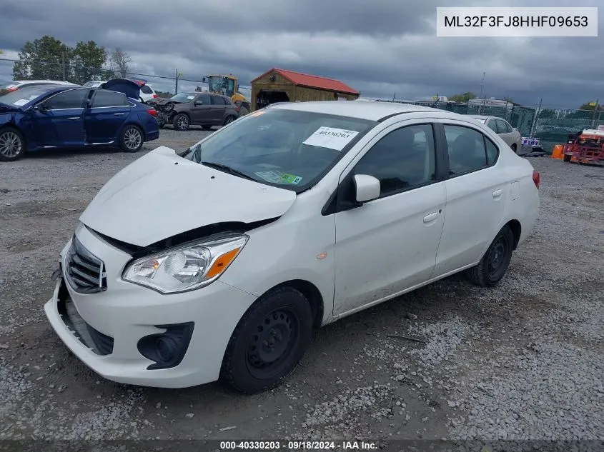 ML32F3FJ8HHF09653 2017 Mitsubishi Mirage G4 Es