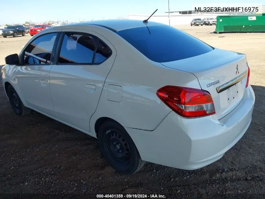 ML32F3FJXHHF16975 2017 Mitsubishi Mirage G4 Es