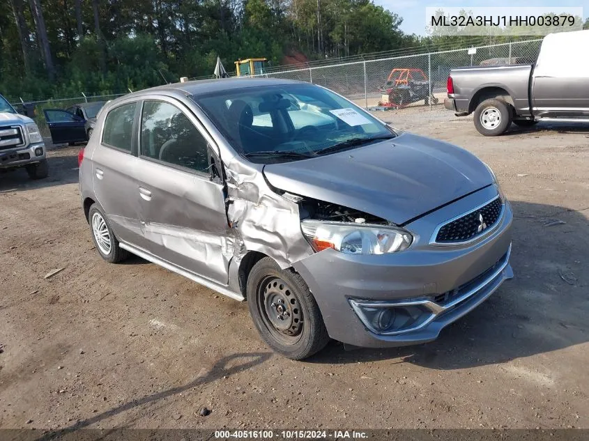 2017 Mitsubishi Mirage Es VIN: ML32A3HJ1HH003879 Lot: 40516100