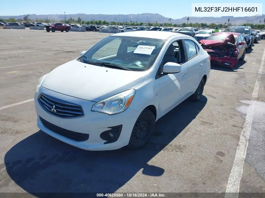 ML32F3FJ2HHF16601 2017 Mitsubishi Mirage G4 Es