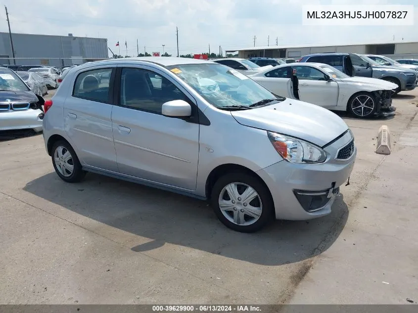 ML32A3HJ5JH007827 2018 Mitsubishi Mirage Es