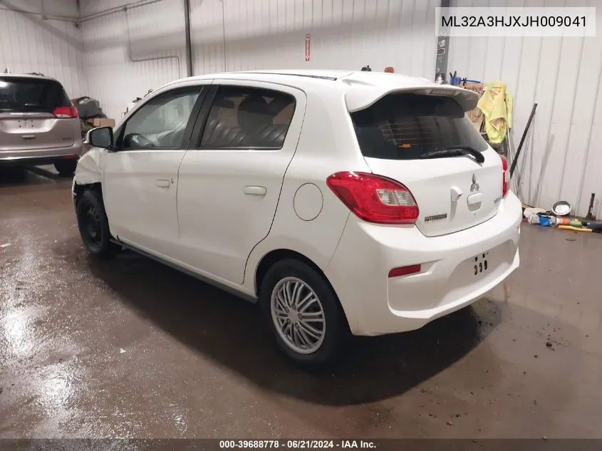 ML32A3HJXJH009041 2018 Mitsubishi Mirage Es