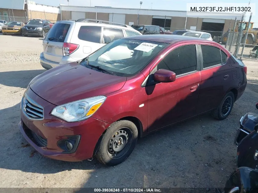 ML32F3FJ2JHF13302 2018 Mitsubishi Mirage G4 Es