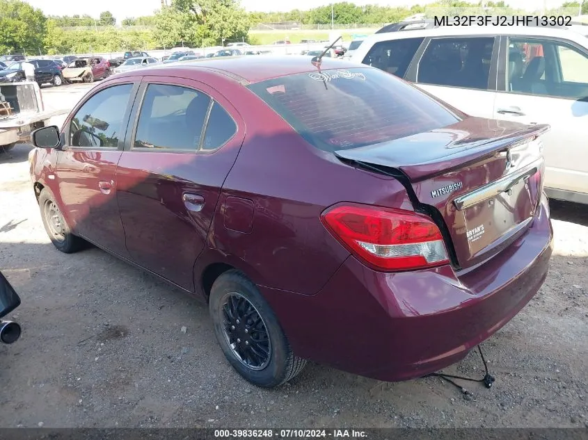 ML32F3FJ2JHF13302 2018 Mitsubishi Mirage G4 Es