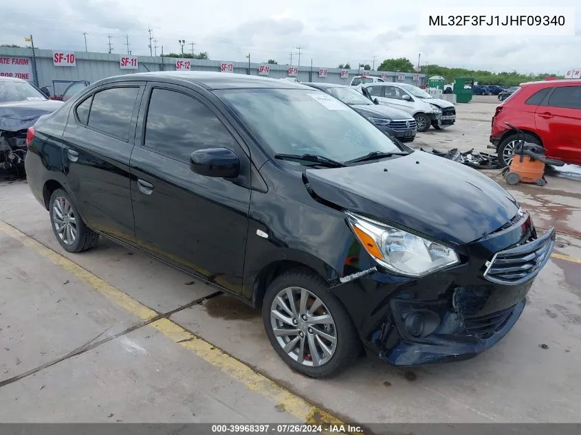 ML32F3FJ1JHF09340 2018 Mitsubishi Mirage G4 Es