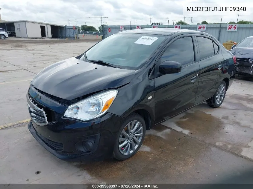 ML32F3FJ1JHF09340 2018 Mitsubishi Mirage G4 Es