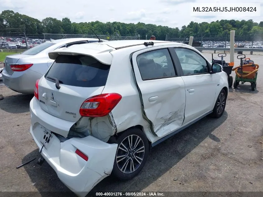 ML32A5HJ5JH008424 2018 Mitsubishi Mirage Gt