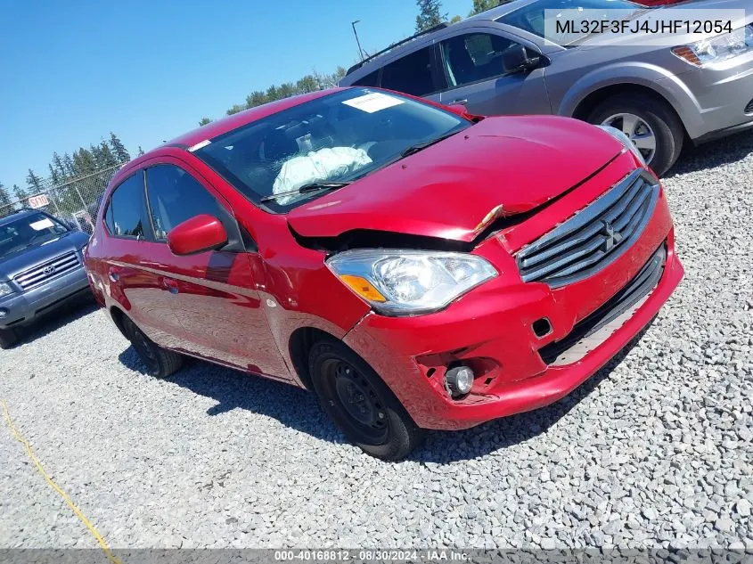 2018 Mitsubishi Mirage G4 Es VIN: ML32F3FJ4JHF12054 Lot: 40168812