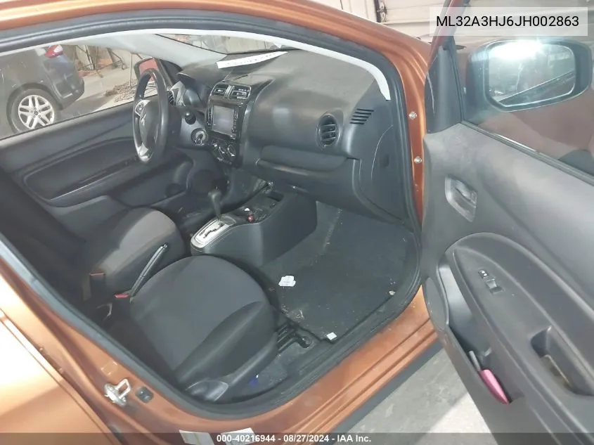 ML32A3HJ6JH002863 2018 Mitsubishi Mirage Es