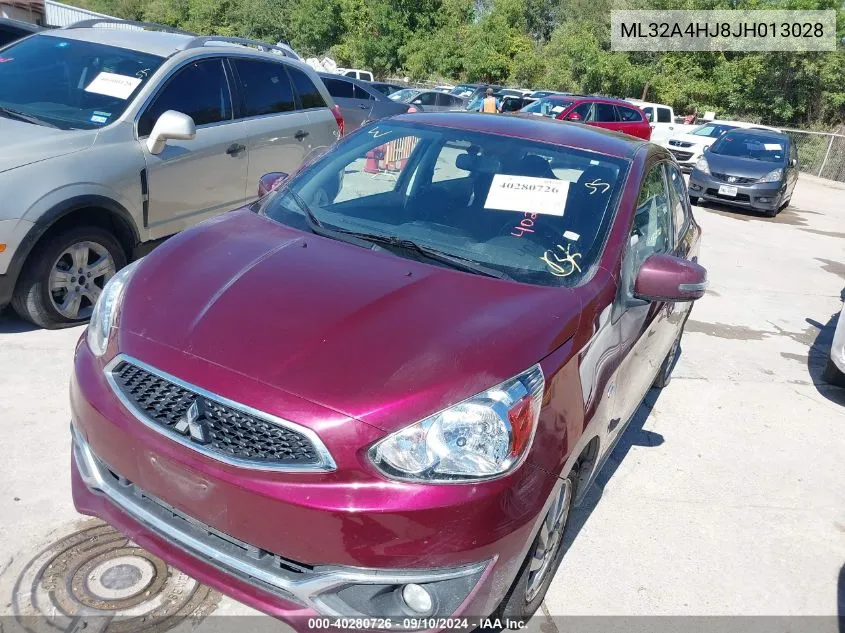 ML32A4HJ8JH013028 2018 Mitsubishi Mirage Se