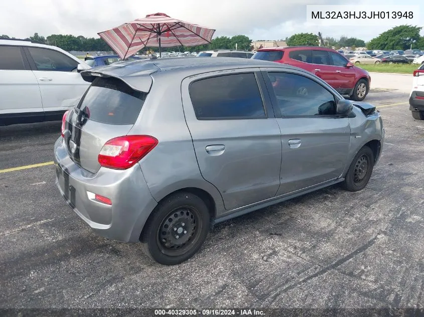 ML32A3HJ3JH013948 2018 Mitsubishi Mirage Es