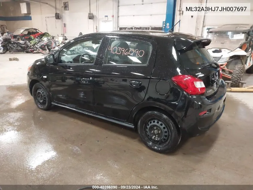 ML32A3HJ7JH007697 2018 Mitsubishi Mirage Es