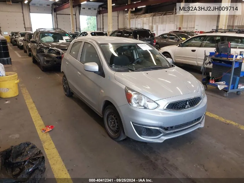 2018 Mitsubishi Mirage Es VIN: ML32A3HJ2JH009714 Lot: 40412341