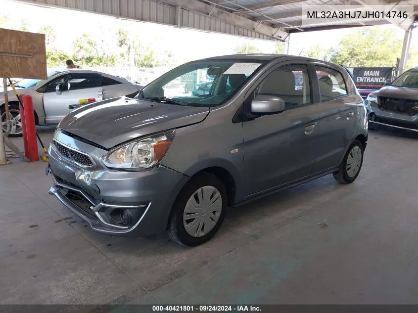 ML32A3HJ7JH014746 2018 Mitsubishi Mirage Es