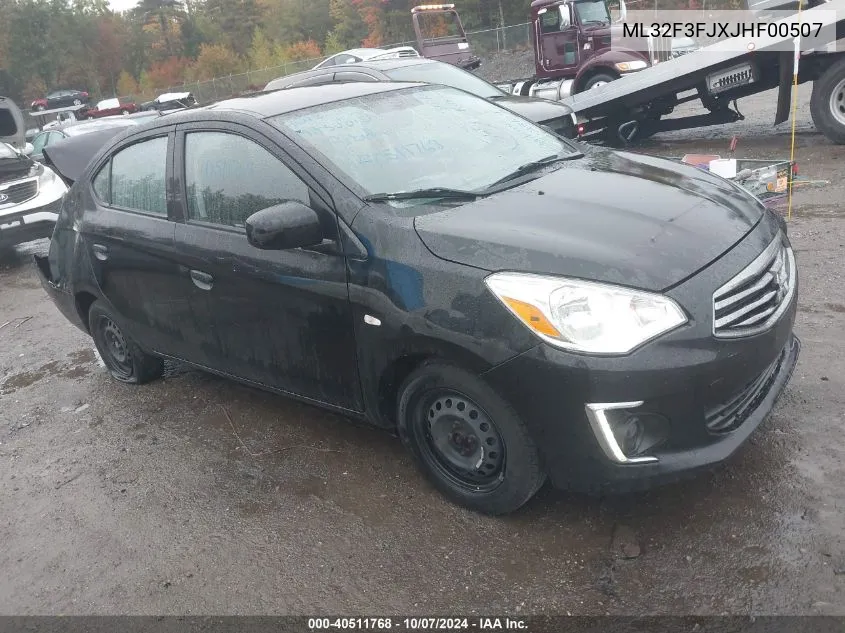 2018 Mitsubishi Mirage G4 G4 Es VIN: ML32F3FJXJHF00507 Lot: 40511768