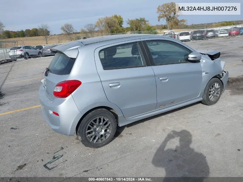 2018 Mitsubishi Mirage Se VIN: ML32A4HJ8JH007276 Lot: 40607843