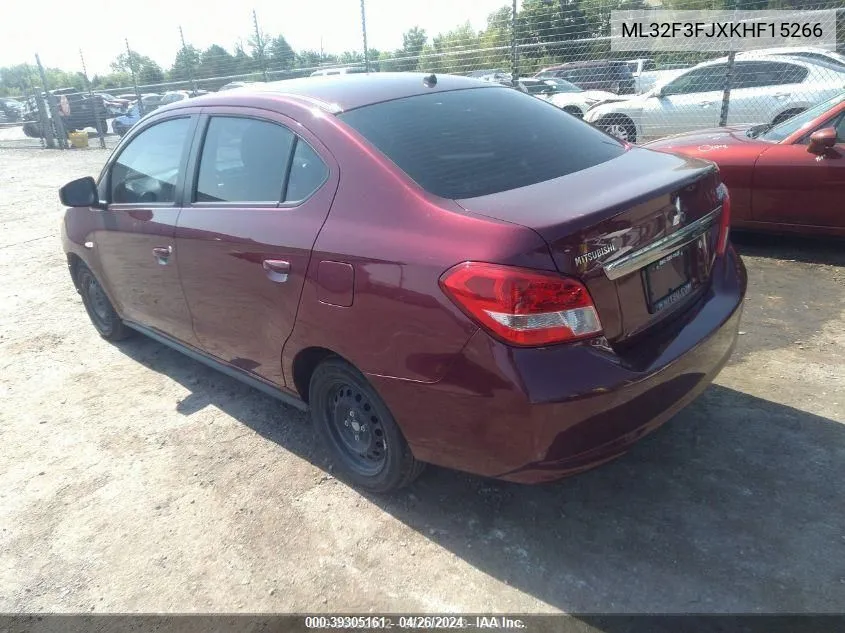 ML32F3FJXKHF15266 2019 Mitsubishi Mirage G4 Es