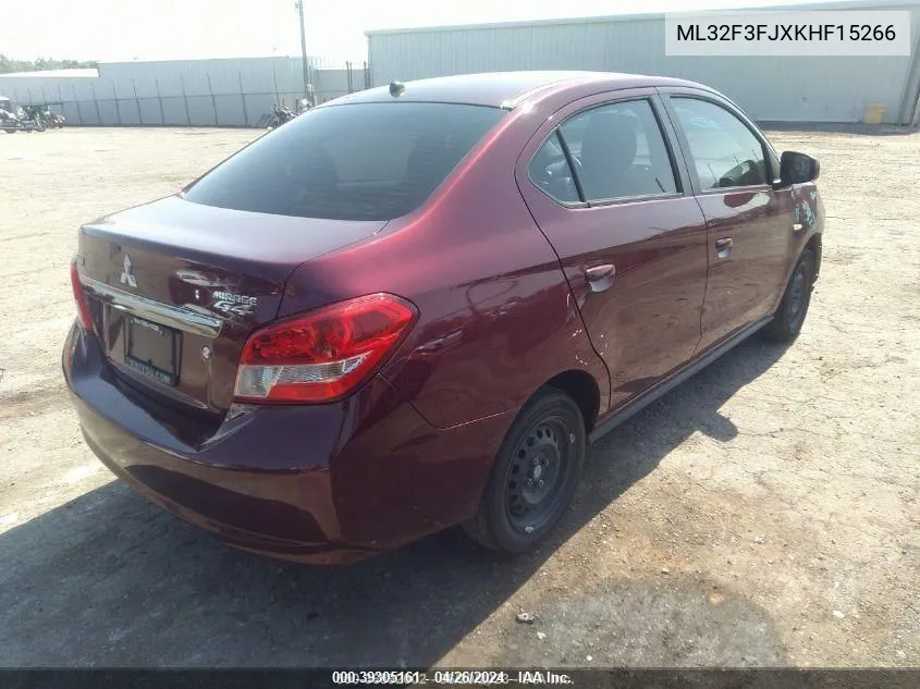 ML32F3FJXKHF15266 2019 Mitsubishi Mirage G4 Es