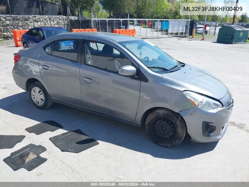 ML32F3FJ8KHF00409 2019 Mitsubishi Mirage G4 Es