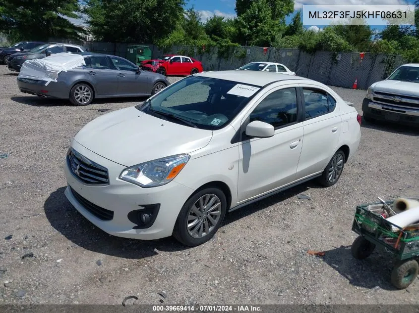 2019 Mitsubishi Mirage G4 Es VIN: ML32F3FJ5KHF08631 Lot: 39669414