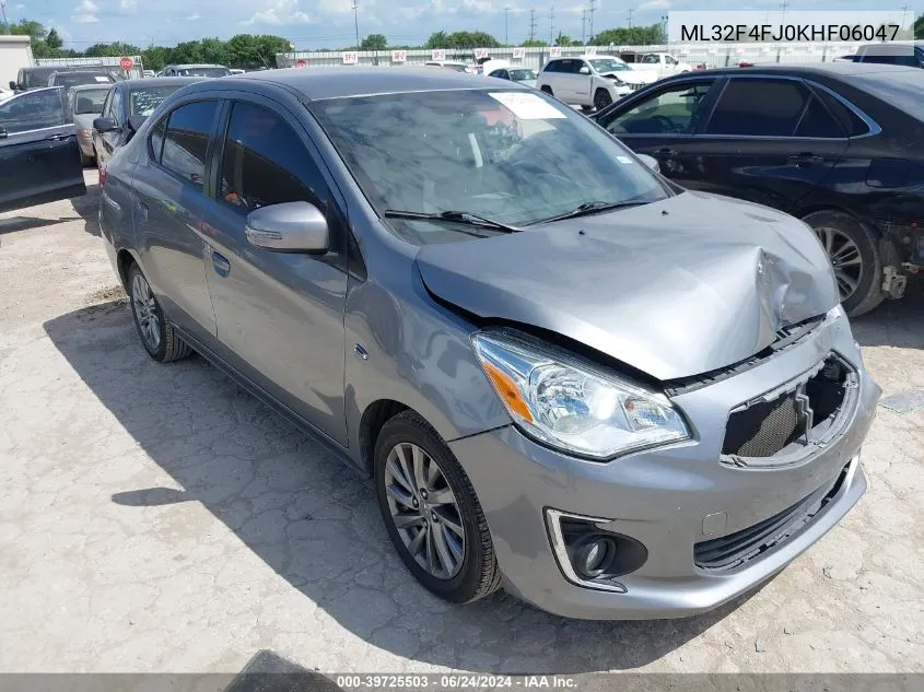 ML32F4FJ0KHF06047 2019 Mitsubishi Mirage G4 Se