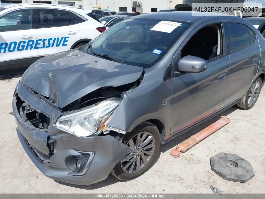 ML32F4FJ0KHF06047 2019 Mitsubishi Mirage G4 Se