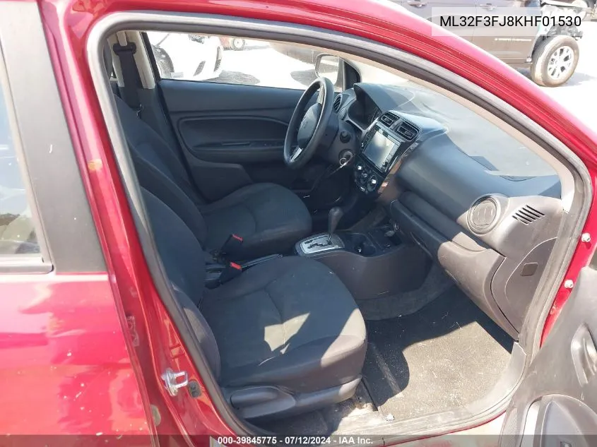 ML32F3FJ8KHF01530 2019 Mitsubishi Mirage G4 Es