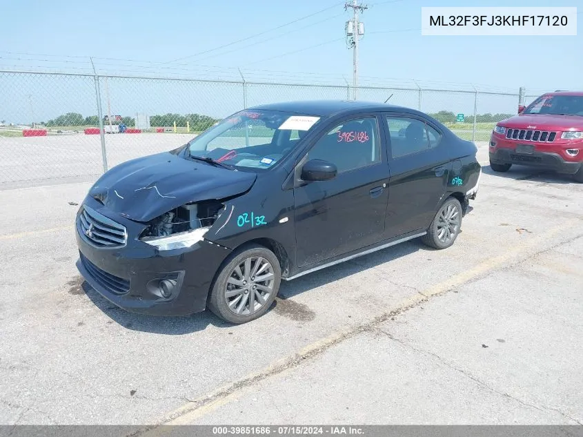 ML32F3FJ3KHF17120 2019 Mitsubishi Mirage G4 Es