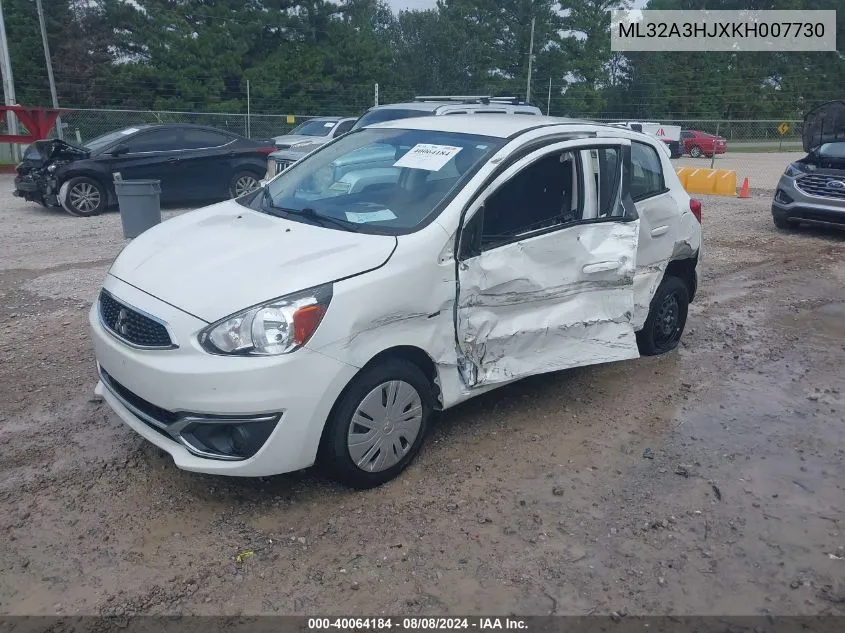 2019 Mitsubishi Mirage Rf VIN: ML32A3HJXKH007730 Lot: 40064184