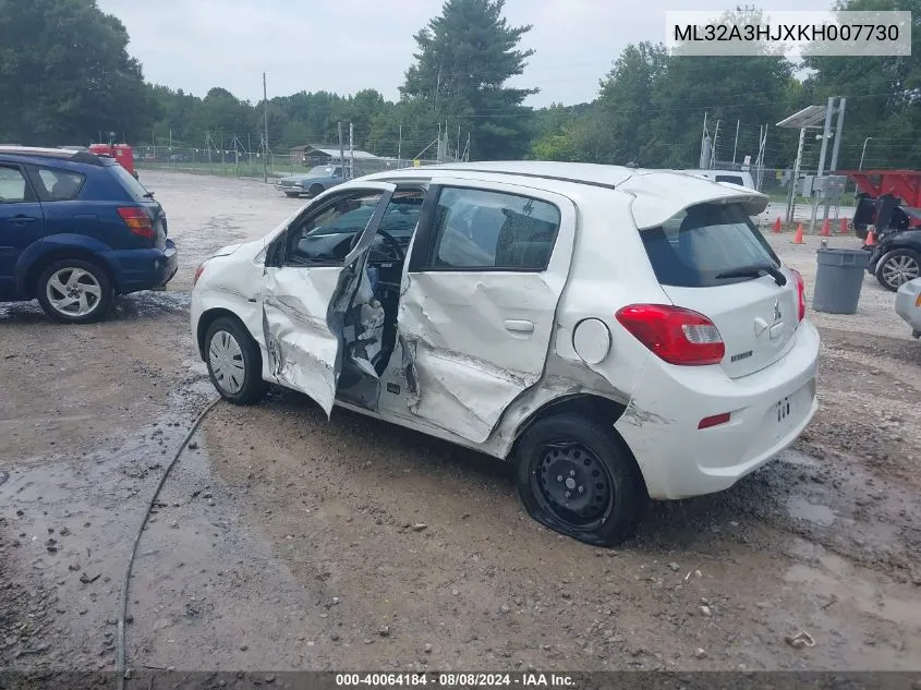 ML32A3HJXKH007730 2019 Mitsubishi Mirage Rf