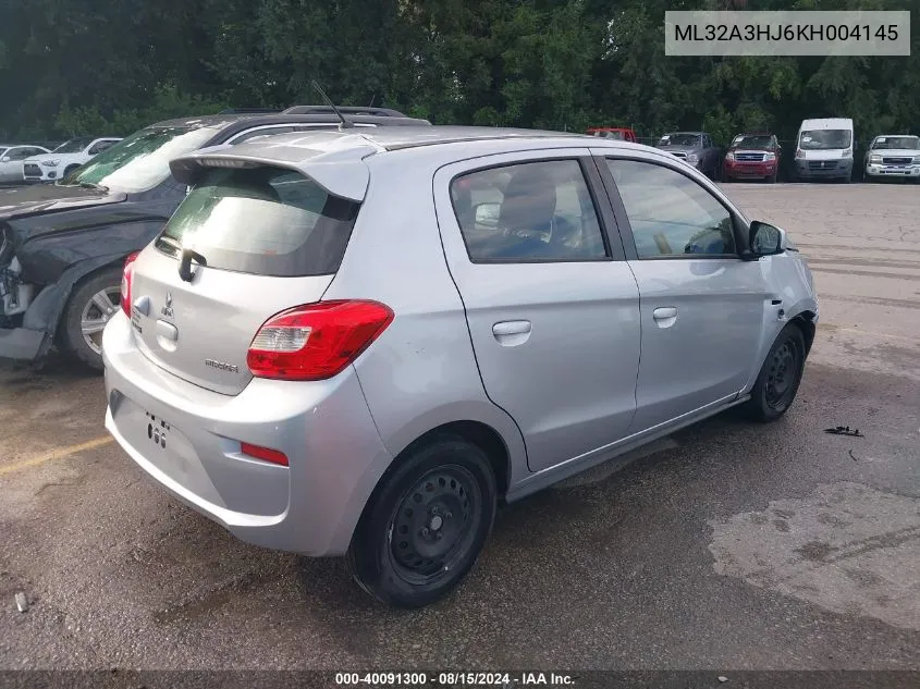 ML32A3HJ6KH004145 2019 Mitsubishi Mirage Rf