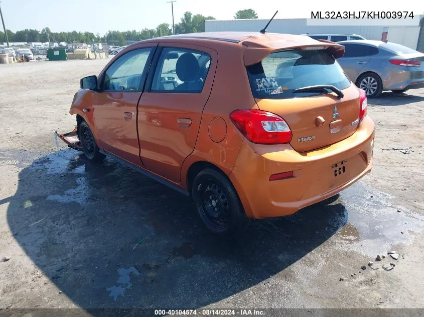 ML32A3HJ7KH003974 2019 Mitsubishi Mirage Rf