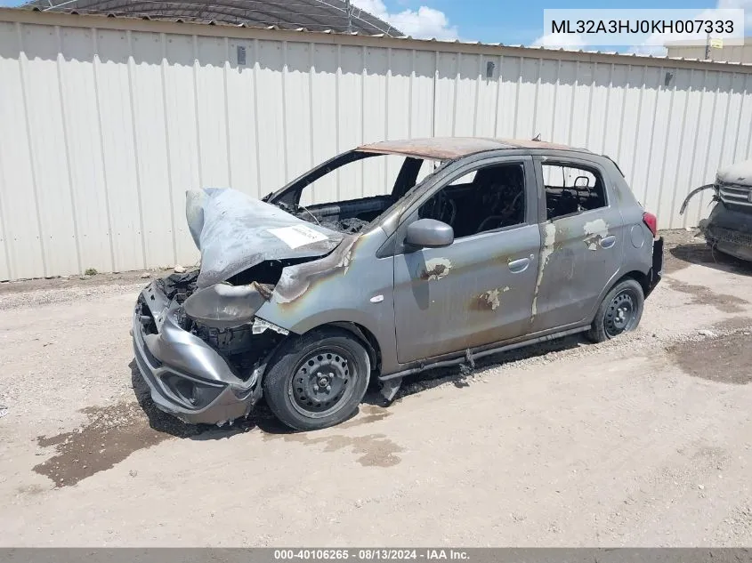 ML32A3HJ0KH007333 2019 Mitsubishi Mirage Rf