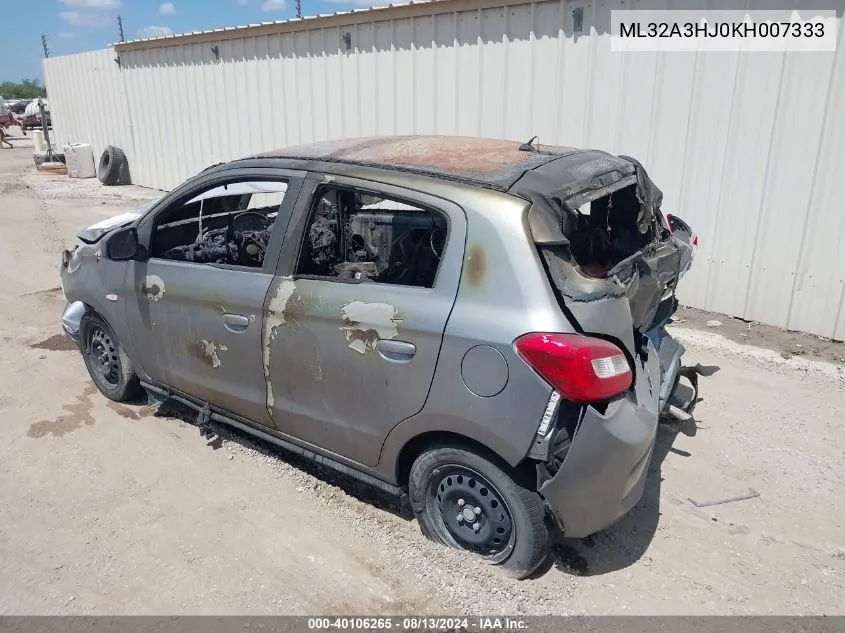 ML32A3HJ0KH007333 2019 Mitsubishi Mirage Rf