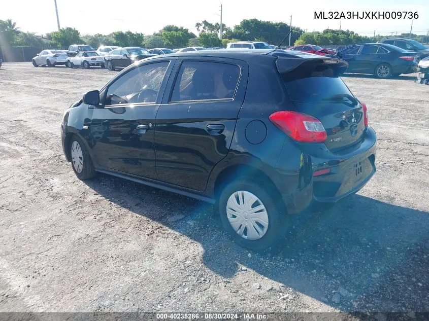 ML32A3HJXKH009736 2019 Mitsubishi Mirage Rf