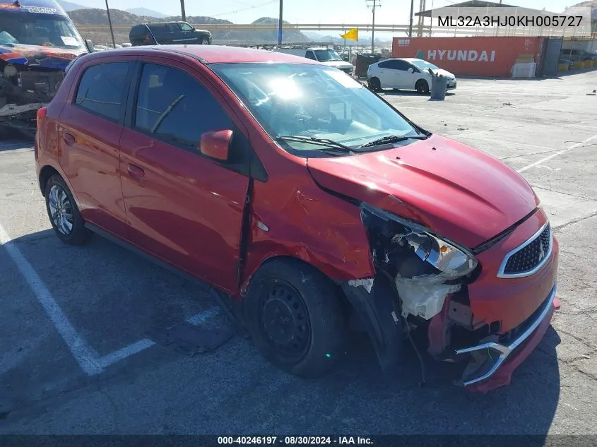 ML32A3HJ0KH005727 2019 Mitsubishi Mirage Rf